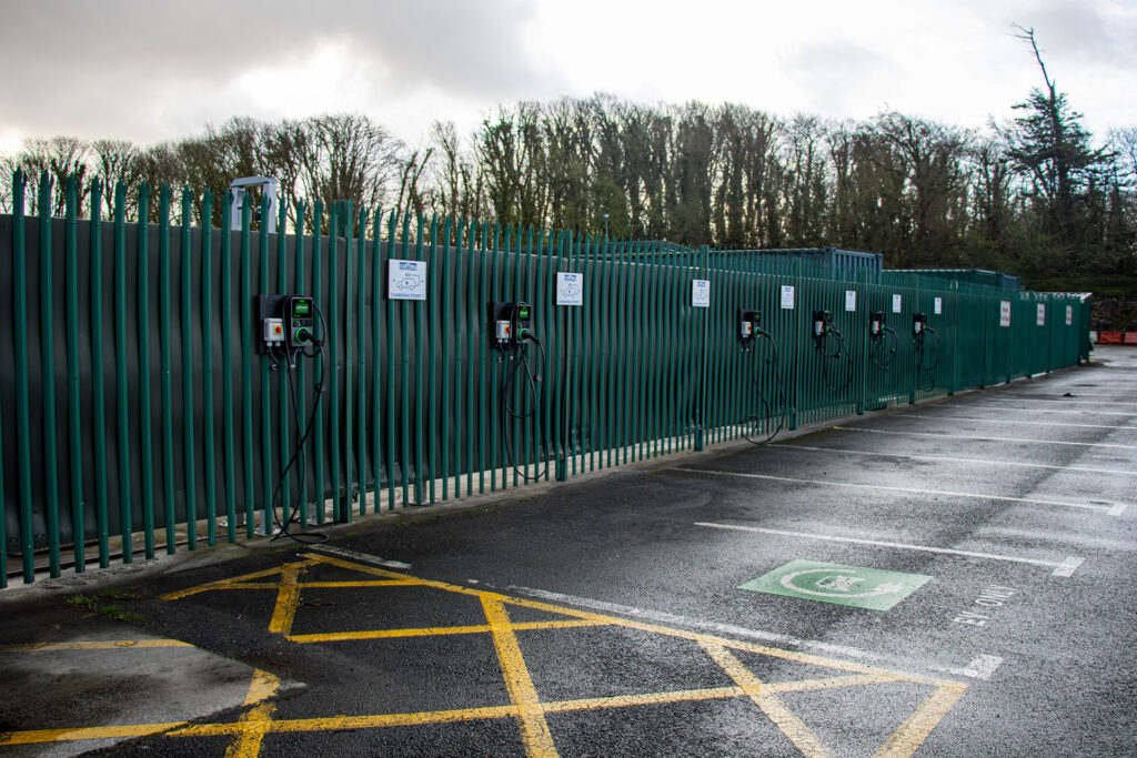 Coffey increasing use of renewable energy with electric vehicle charging