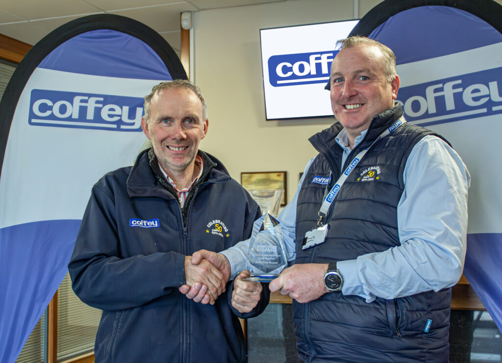 Winner of the Coffey Excellence Award for Do It Together - JP Ruane