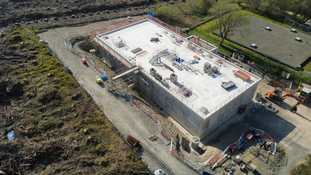 Construction progresses at Pendinas DSR, providing 2 million litres of treated water storage and improved network resilience in North Wales.