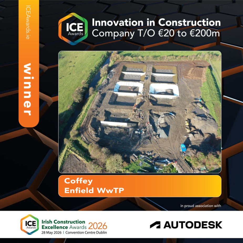 Coffey wins the Irish Construction Excellence Award for Innovation in Construction