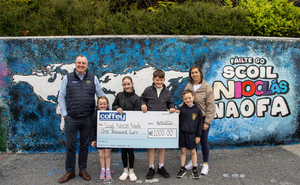 Coffey supporting the Scoil Nioclas Naofa