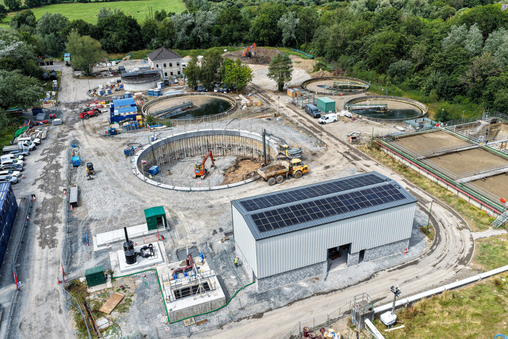 The installation of 74 rooftop solar panels at Coffey's Castletroy WwTP will help reduce operational energy demand, supporting the delivery of more sustainable infrastructure.