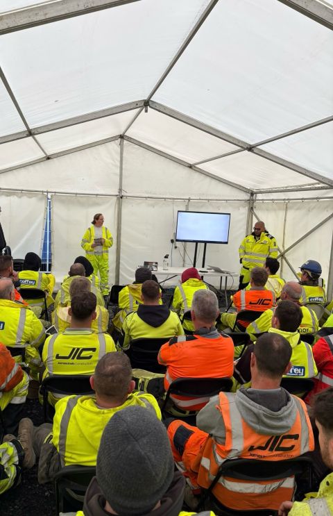 John Gauaghan from the Frontline Mind gave a talk to Coffey staff at Quarry Lane