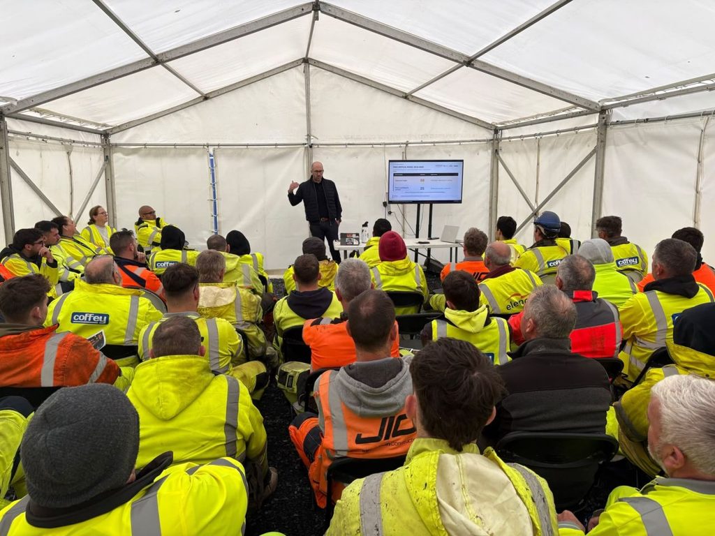 John Gauaghan from the Frontline Mind gave a talk to Coffey staff at Quarry Lane
